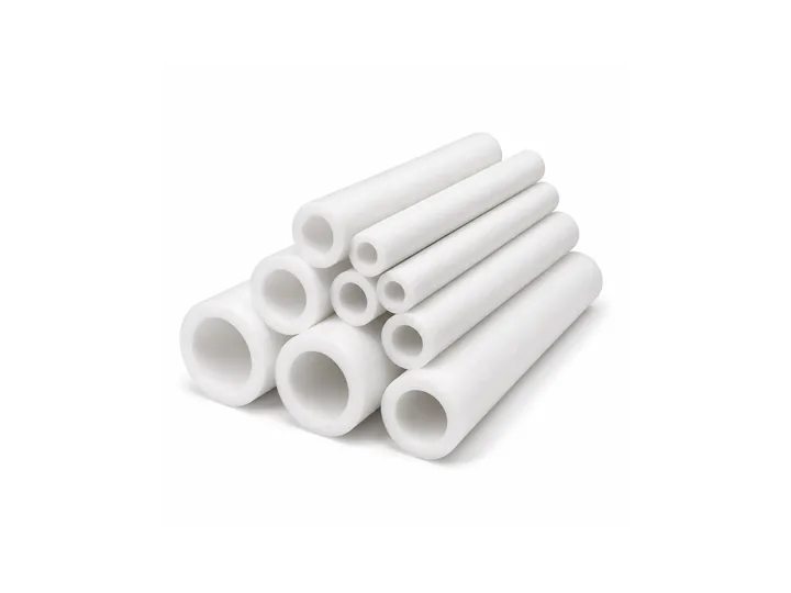 White EPE polyfoam tubes