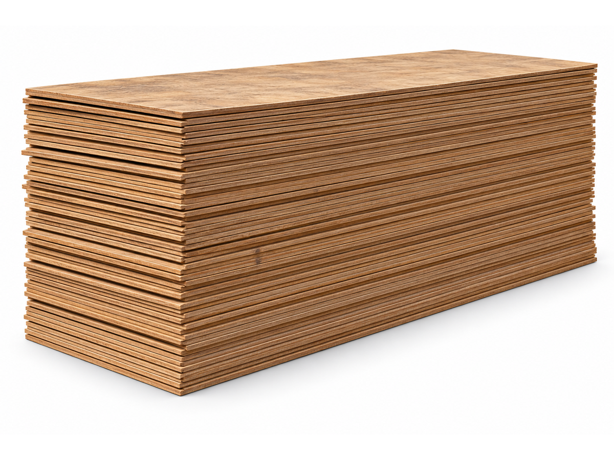 Stacked steel plates