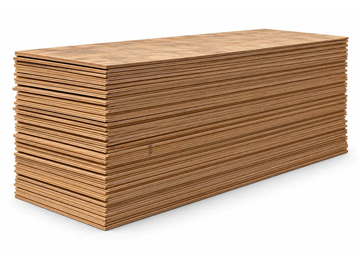 Stacked steel plates